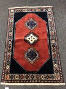 A Kazak rug 83 cm x 127 cm
