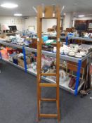 A hat and coat stand