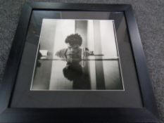 Photographer: William Claxton - Chet Baker at the piano, Hollywood 1954 photograph.