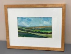 David Belilios : Bellingham Golf Club, oil, signed, 27 cm x 16 cm.