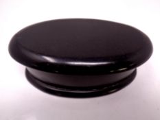 An ebony trinket box