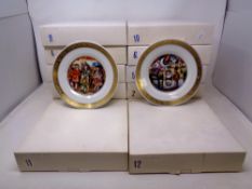 Twelve Royal Copenhagen Hans Christian Andersen plates