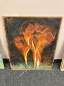 Continental abstract oil on canvas,