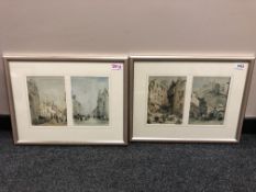 After L D Swarbrick : Edinburgh Castle, reproduction in colours, 21 cm x 15 cm,