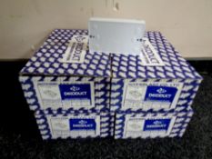 Four boxes of Decoduct socket inserts