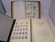 Three albums of early twentieth century and later world stamps,