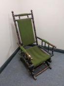 An early twentieth century American style rocking chair