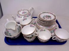 Twenty-three pieces of Royal Grafton Indian Tree china