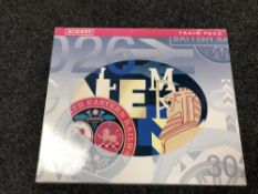 A Hornby 00 gauge Great North Western railway train pack, boxed.