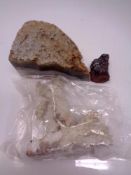 A quantity of agate,