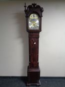 A Tempus Fugit longcase clock with battery movement