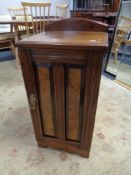 A 19th century walnut pot cupboard