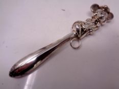 A vintage child's rattle