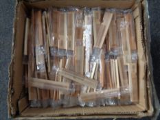 A box of Gilchrist and Soames wooden combs