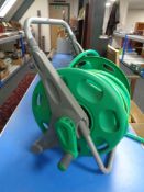 A hozelock hose on reel