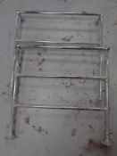 Two chrome radiators