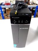 A Lenovo desktop PC, intel pentium 2.