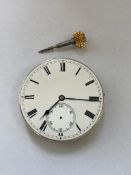 A good quality minute-repeating pocket watch movement removed from a damaged Frodsham case