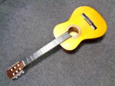An Encore classical guitar