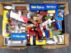 A box of die cast vehicles, Oxford,