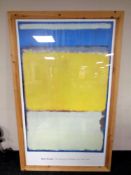 A Mark Rothko museum of modern art New York large framed print