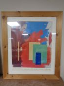 A pine framed Hans Hoffmann gallery print