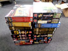 A collection of jigsaw puzzles