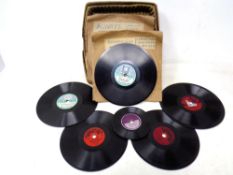 A small quantity of early 20th century records in Imperial and Imosa labels etc