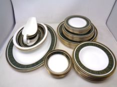 A Royal Doulton Vanborough part dinner service (38 pieces)