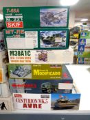 Group of six various 1:35 scale military models (as illustrated),