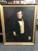 British School (19th century) Portrait of a gentleman, oil on canvas, 90cm by 71.