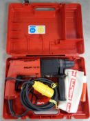 A Hilti TE10 10V hammer drill in case
