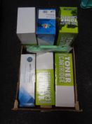 A box of toner cartridges