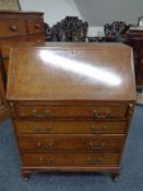 A walnut writing bureau