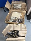 Three boxes of Duresta fabric trim