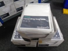 Three boxes of Good Home re-cycling bag sets