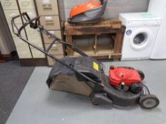 A Honda HRH 536 petrol lawn mower