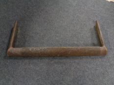 A 19th century telescopic fire curb