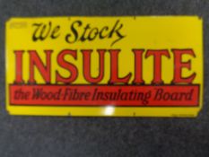 An enamelled advertising sign 