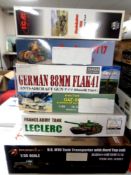 Group of six various 1:35 scale military models (as illustrated),