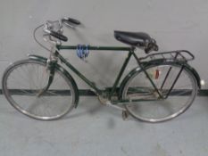 A gent's hand built Triumph bike