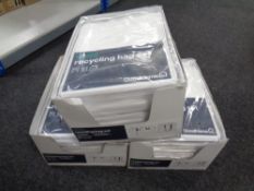 Three boxes of Good Home re-cycling bag sets
