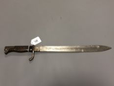 A German model 1898/05 Mauser bayonet,