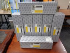 Seven SLV driveway post lights,