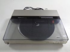 A Technics SL-DL5 belt drive automatic turntable