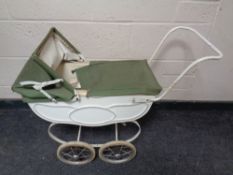 A mid century Tan-Sad coach built doll's pram