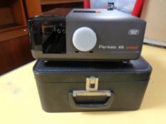 A Zeiss Ikon Perkeo AFS universal projector in carry case