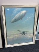 Charles E Coote : Off the Hook, oil on board, 52 cm x 70 cm, framed.