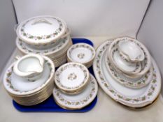 43 pieces of Noritake Cordova dinnerware.