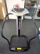 A confidence fitness vibration plate.
